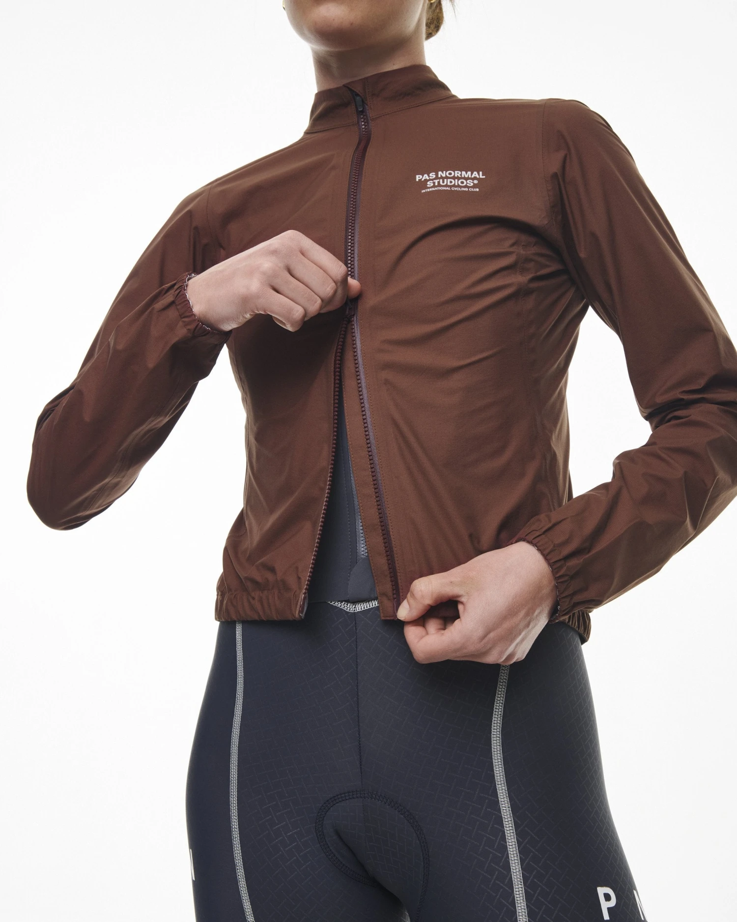 Women's Mechanism Pertex Rain Jacket - Dark Brown 4 Women's Mechanism Pertex Rain Jacket - Dark Brown – Image 4