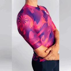 Men's Essentials Team Jersey - Pink Swirl -Assos Boutique 22.11.08 BSC LTD HIVIS 0184