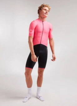Men's Team Jersey - Neon Pink