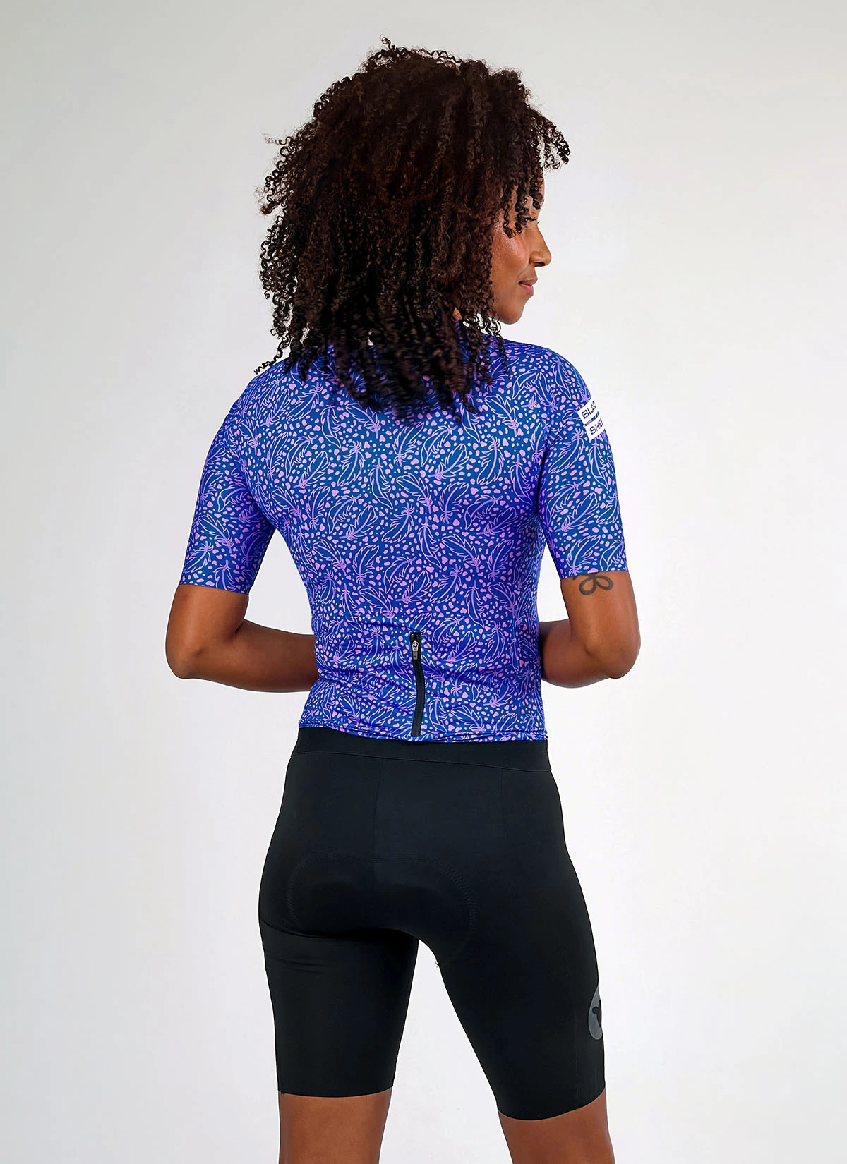 Ellen Porteus X WMN Integrated Jersey - Blue 2 Ellen Porteus X WMN Integrated Jersey - Blue – Image 2
