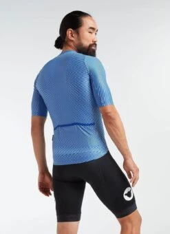 Men's Essentials Team Jersey - Blue/Vista Moire -Assos Boutique B h20.12.10 BSC TEAM M JERSEY MOIRE BLUE 0004