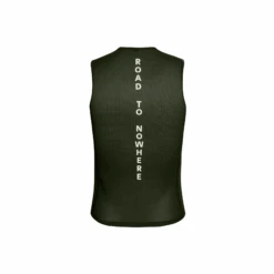 Men's Sleeveless Baselayer - Olive 5 Men's Sleeveless Baselayer - Olive -Assos Boutique Baselayer Olive Back 4 5