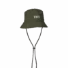 T.K.O. Off-Race Shield Bucket Hat - Olive