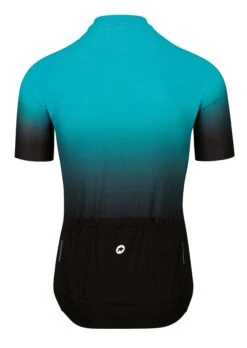 Assos Men's Mille GT Jersey C2 - Shifter Hydro Blue -Assos Boutique MILLEGTFastLaneSHIFTER SummerSSJerseyG2 HydroBlue retro ok 11.20.311.2H