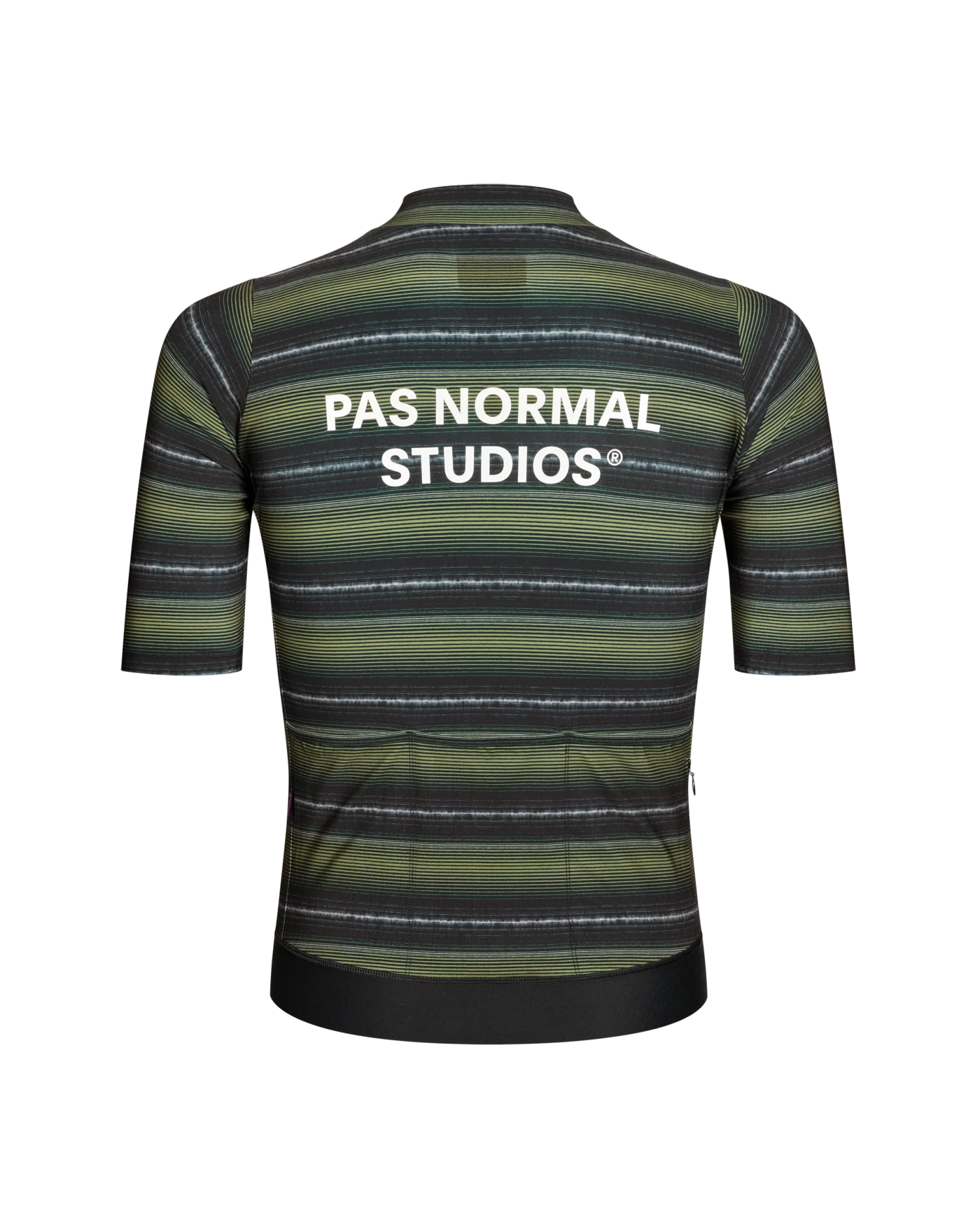 Men's Essential Jersey - Light Olive Stripe 2 Men's Essential Jersey - Light Olive Stripe – Image 2