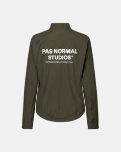 Women's Essential Shield Jacket - Olive -Assos Boutique PN EssentialShieldJacket Olive back pdp page 1a4509de ff8d 47dc ad3b 2cdc5aab147b