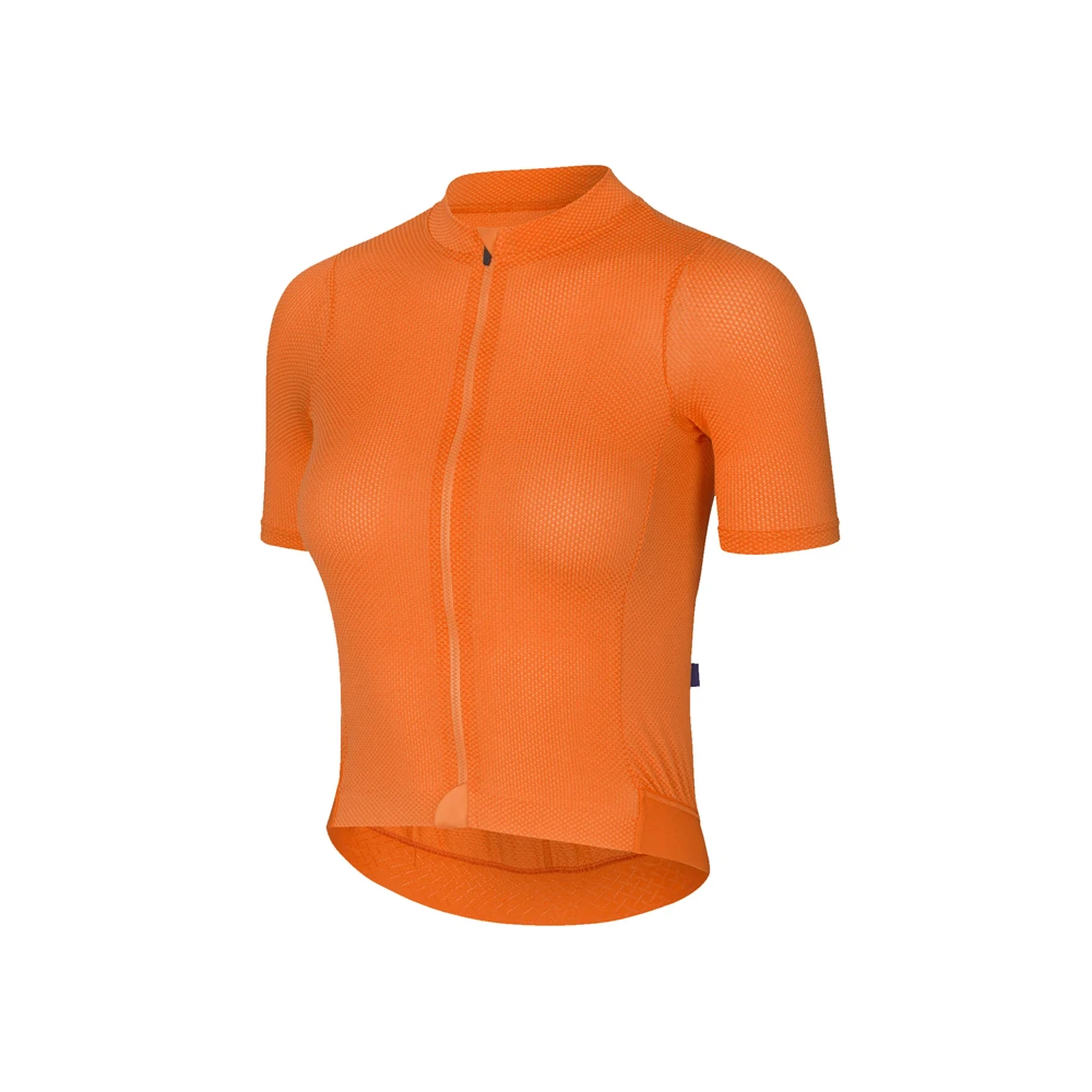 Women's Solitude Mesh Jersey - Bright Orange 2 Women's Solitude Mesh Jersey - Bright Orange – Image 2