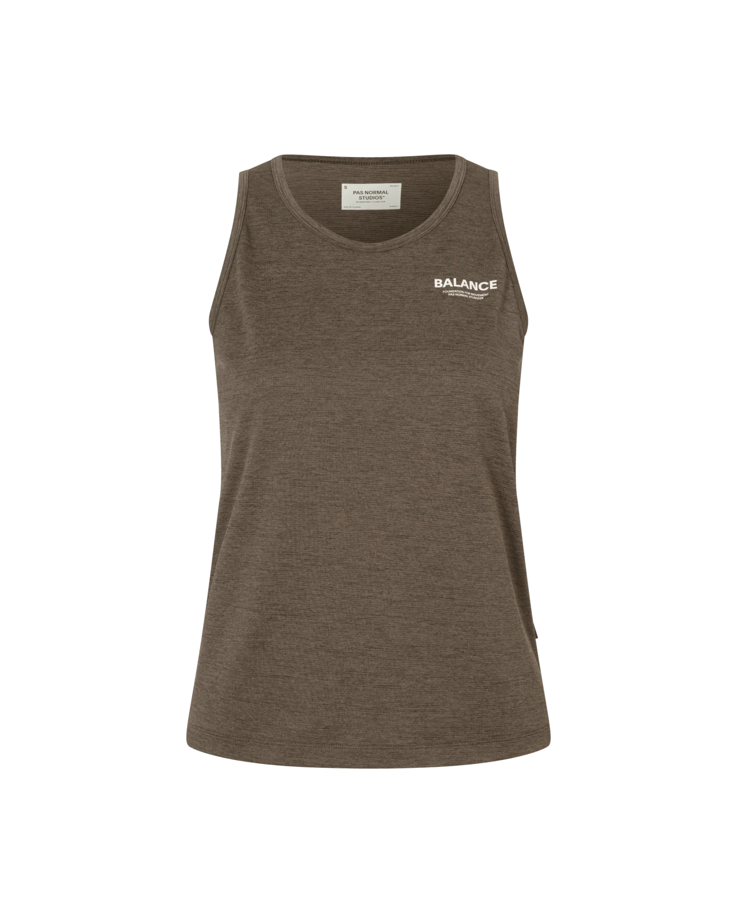 Women's Balance Sleeveless Top - Dusty Brown 1 Women's Balance Sleeveless Top - Dusty Brown