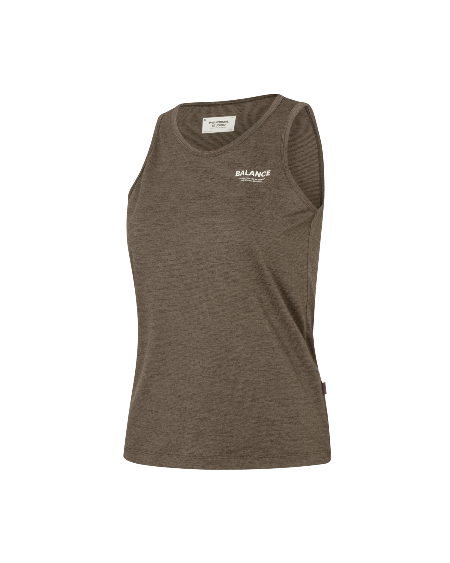 Women's Balance Sleeveless Top - Dusty Brown 2 Women's Balance Sleeveless Top - Dusty Brown – Image 2