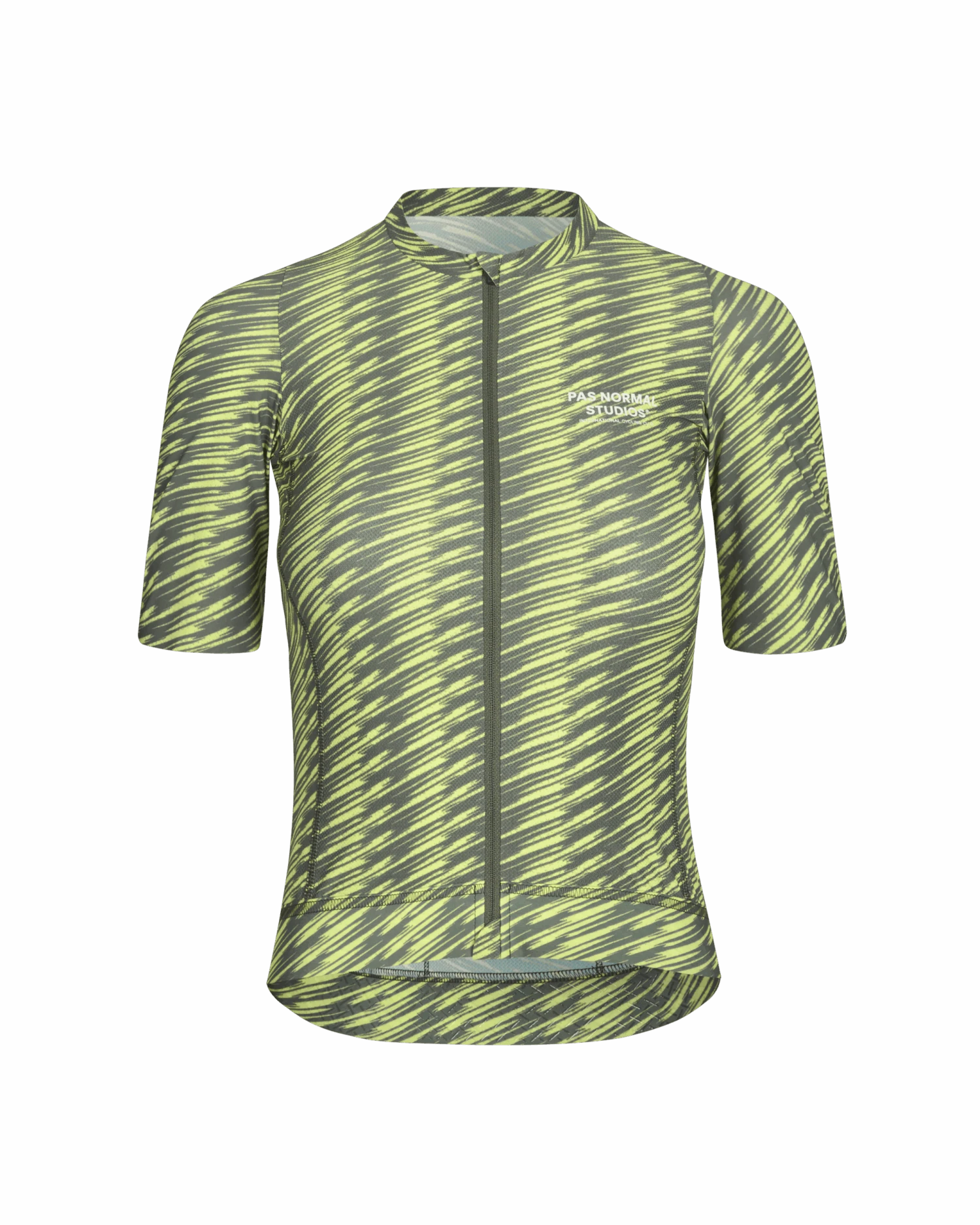 Women's Solitude Jersey - Dark Moss / Lime Green 1 Women's Solitude Jersey - Dark Moss / Lime Green