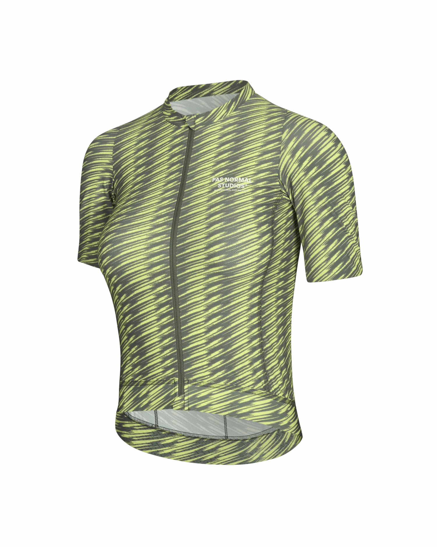 Women's Solitude Jersey - Dark Moss / Lime Green 2 Women's Solitude Jersey - Dark Moss / Lime Green – Image 2