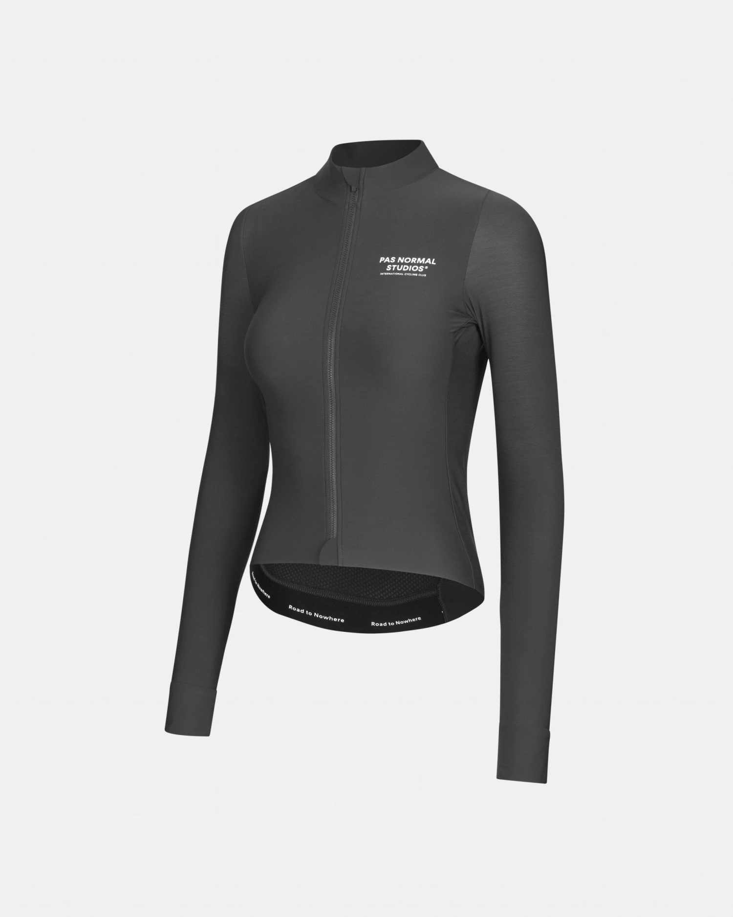 Women's Mechanism Long Sleeve Jersey - Anthracite 2 Women's Mechanism Long Sleeve Jersey - Anthracite – Image 2