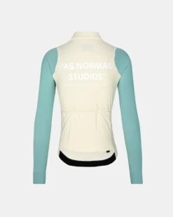 Women's Mechanism Long Sleeve Jersey - Off-White / Light Teal -Assos Boutique Womens Mechanism Long Sleeve Jersey Light Teal Back pdp page 84ecd413 d48f 4b50 a351 d6be6135eb5a