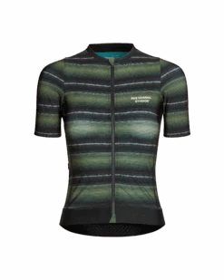 Women's Essential Jersey - Light Olive Stripe